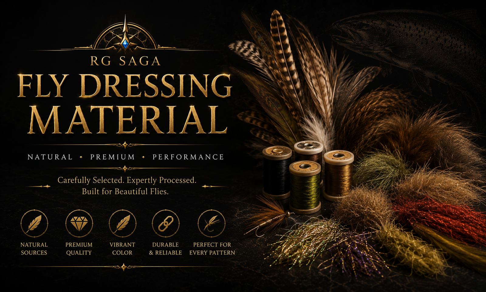 FLY DRESSING MATERIALS