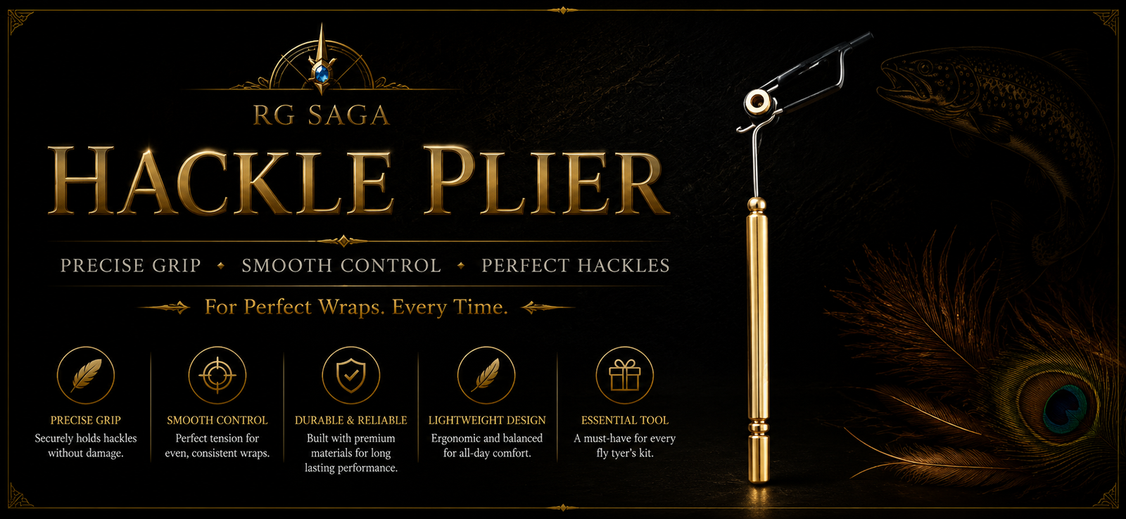 HACKLE PLIERS
